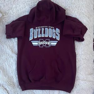 MSU hoodie, Large but fits Medium, no strings